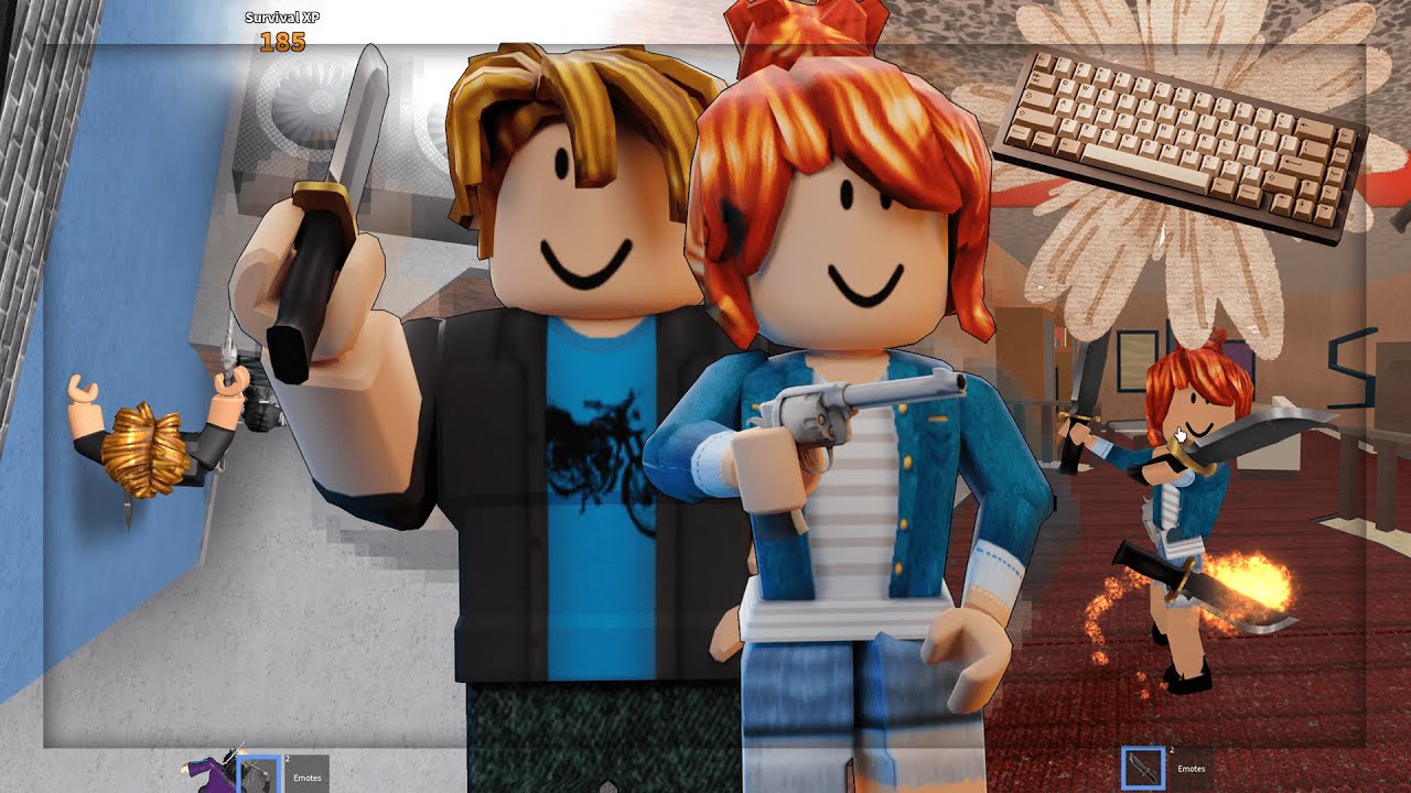 PLAYING as PRO BACONS in MM2 (Keyboard ASMR Gameplay Video)