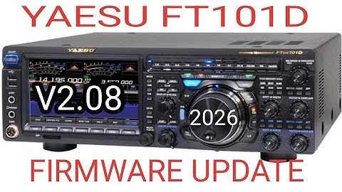 Yeasu ft101 Firmware Updare November 11th 2025 v2.08