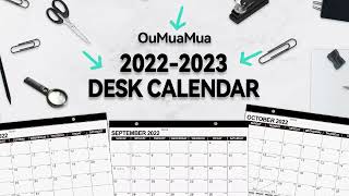 OuMuaMua 2022-2023 DESK CALENDAR