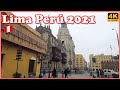 LIMA PERÚ 2021 🇵🇪 | Jirón Carabaya | Centro de Lima | Walking Tour 4K UHD | Agosto 2021