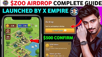 Zoo airdrop complete guide | X Empire launched new telegram Airdrop | Zoo telegram bot