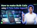 How to do Outbound Cold Calls using AI Voice Agent on Bulk Phone Numbers?