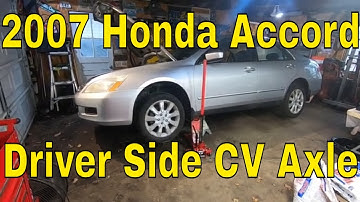 2007 Honda Accord Drivers Side Axle