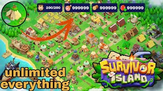 Survivor Island mod apk unlimited money and max level ads free😋enjoy #mobilegameplay #idlegame screenshot 4