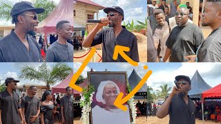 Wow 🤩 Kwaw Kese Performs His Hit Song Awoyo Sofo At Late Mom’s One Week Observation 🔥❤️🔥