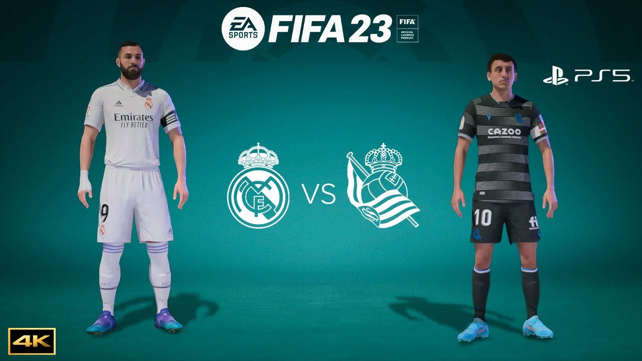Fifa 23 - Real Madrid vs Real Sociedad | La Liga Match Gameplay | PS5 4K