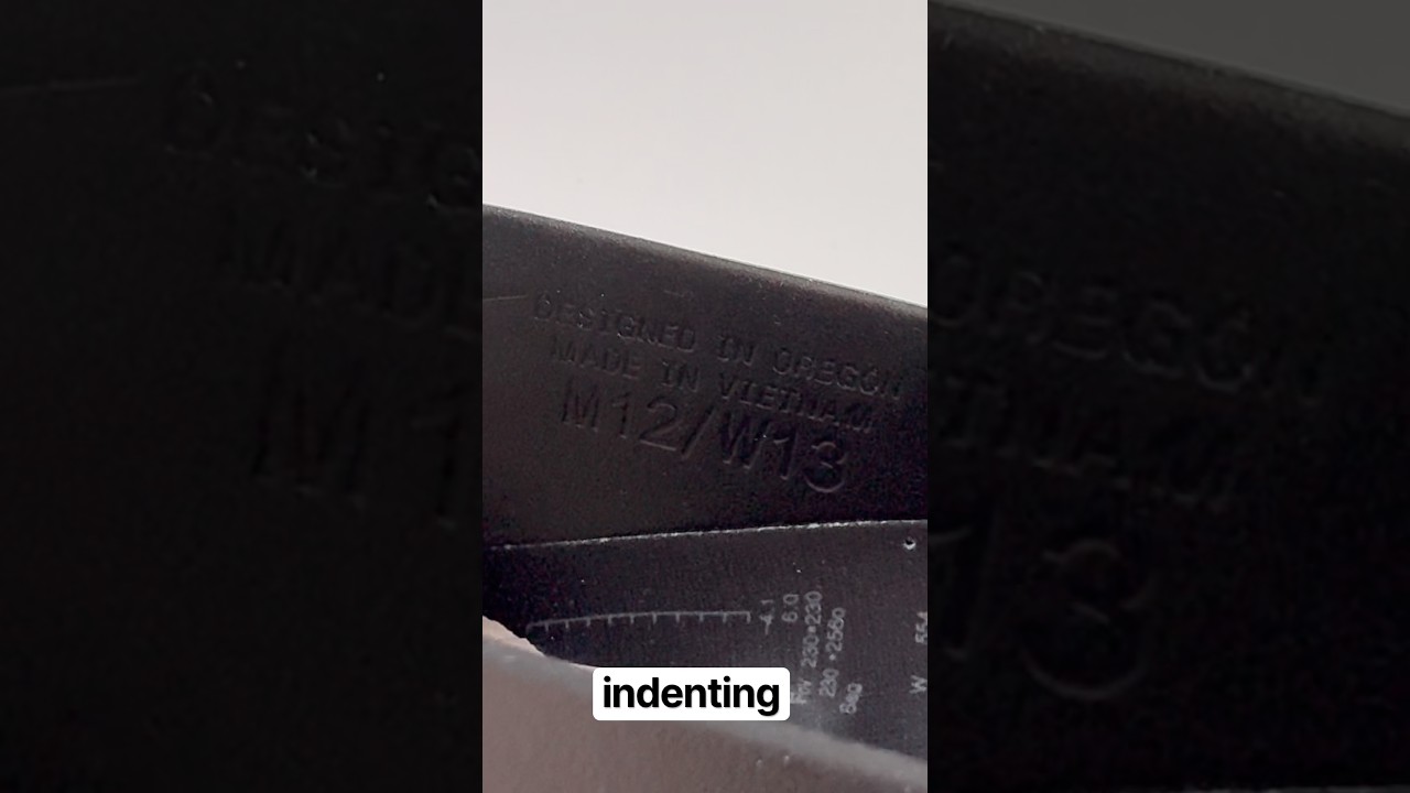 ‘Inner Sizing’ Nike Mind 001 Real Vs. Fake #nike #mind #nikemind001 #sneakers #slide