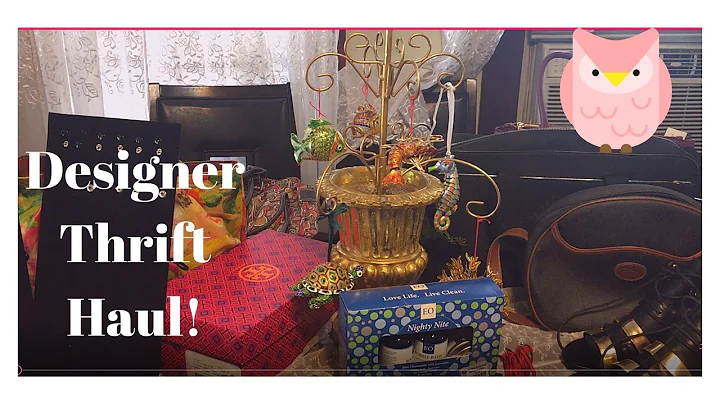 Designer Handbag Thrift Haul Tory Burch Louis Vuit...