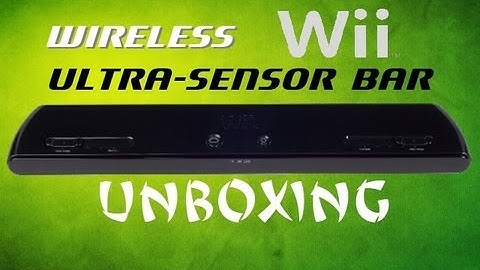 Wireless Wii Ultra Sensor Bar (Power-A) Unboxing & Test