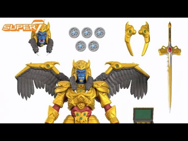 Figurine Mighty Morphin Power Rangers Goldar - Super7 - 20 Cm - Neuve