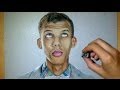 Speed Drawing Portrait pastel : Stromae