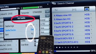 COMMENT AJOUTER UN Satellite Manuellement et faire une bonne recherche des chaînes tv screenshot 4