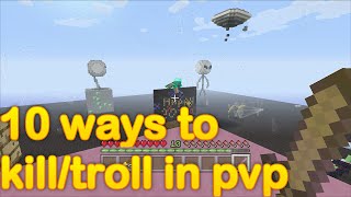 Minecraft: Xbox\/PC 10 ways to kill\/troll your friends in PvP