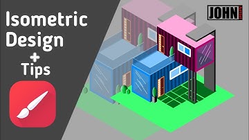 Isometric Design Art + Tips | Infinite Painter❤️