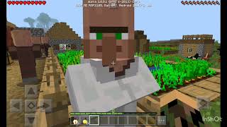 Майнкрафт/житель преступник ограбил всю деревню/Minecraft