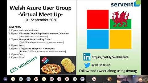 Welsh Azure User Group  - Virtual Meeting - 10th September 2020