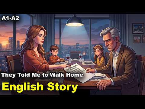 Learn English With Story 🔥 They Told Me to Walk Home | Graded Reader 📚