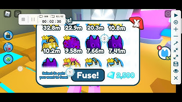 what happened when you fuse 1 rainbow heavenly peacock and 3 cyborg cat