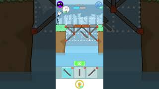 bridge puzzle level 13 gameplay walkthrough | All levels | android, iOS mobile | new update #short screenshot 3