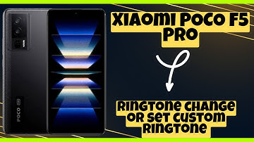 Ringtone change or set custom ringtone Xiaomi POCO F5 Pro || How to use custom ringtones