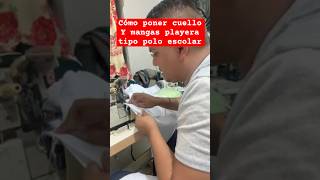 Cómo fabricar playera polo escolar #costura #emprendedor #costuraamano #uniformesrealistas #moda