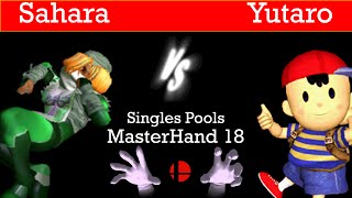 MasterHand 18 Singles Pools - Yoppo~(C.Falcon) vs. s-royal(Fox)