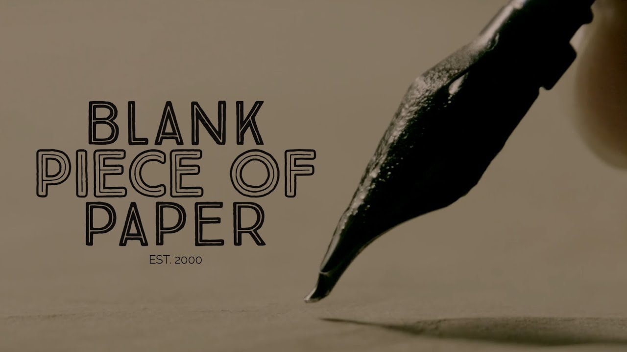 Who Am I - Blank Piece of Paper