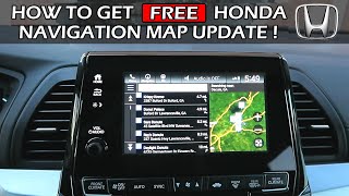 How To Get FREE HONDA MAP Update - Navigation - YouTube