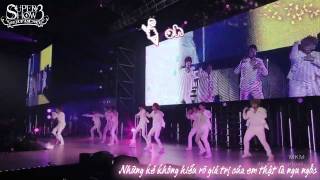 [SJF Vietsub   kara] Super Junior - Super Show 3 in Japan - Super Girl Remix ()