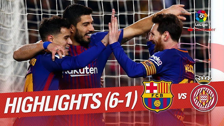 Highlights FC Barcelona vs Girona FC (6-1)