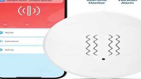 Tuya Zigbee Smart Vibration Sensor Detection Tilt XYZ Axis Sensor SmartLife App Notification Real-Ti