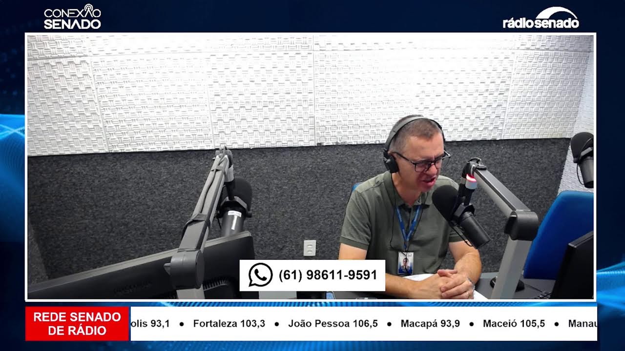 31/07/2025 Conexão Senado Federal Brasília - DF Rádio Senado -  Jornal TV📺 Senado 🇧🇷 Brasil Jornal TV