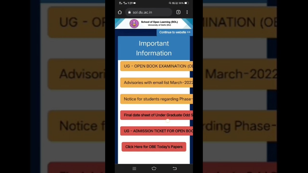 How to upload Answer Sheets of DU SOL OBE Exam 2022 | DU Updates | DU SOL 2022
