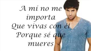 Duele el corazón letra Enrique Iglesias