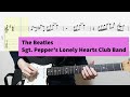 Sgt. Pepper's Lonely Hearts Club Band Guitar Cover With Tab