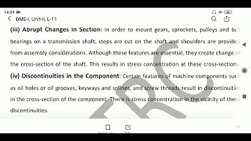 5ME3-04, L11 DME-I, Stress Concentration, their causes & how to eliminate it (U2) by Arun K. Singh