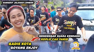 MENDENGAR SUARA KENDANG KOPLO CAK FARID - PINGGUL GADIS KOTA AUTO GOYANG ENJOY - IRAMA DOPANG