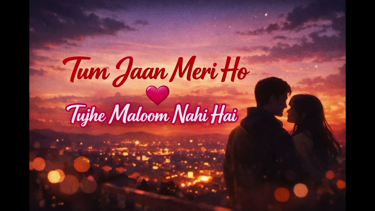 Tum Jaan Meri Ho, Tujhe Maloom Nahi Hai 🌹