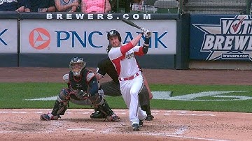 Lucroy drills a two-run homer to center