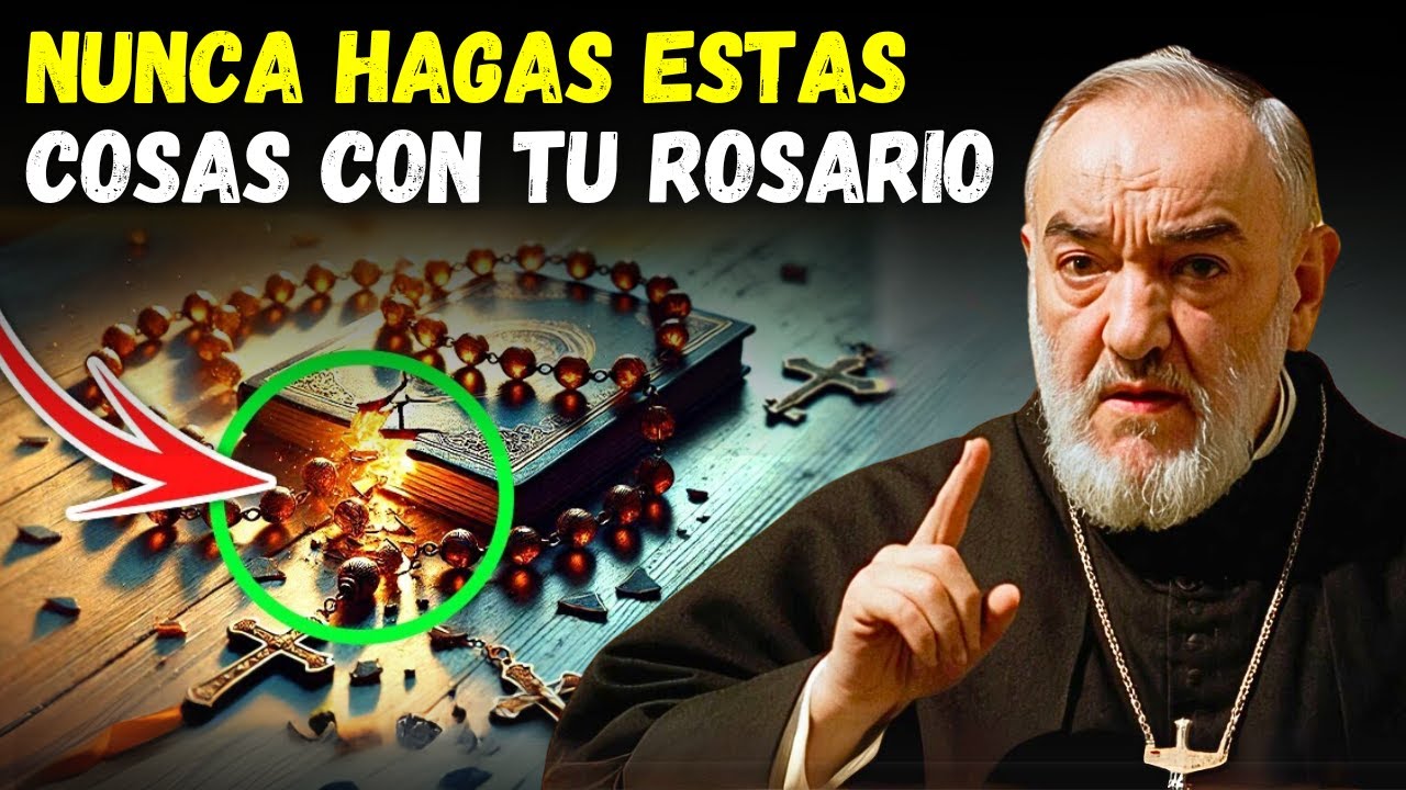⚠️  PADRE PÍO ALERTA  NUNCA HAGAS ESTAS COSAS CON TU ROSARIO  EL 99% DE LOS CATÓLICOS NO SABE ESTO