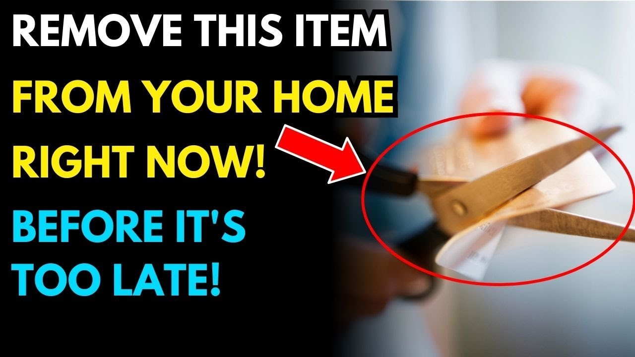 This Is Why Money Is Leaking From Your Home - You Must Remove These 2 Things