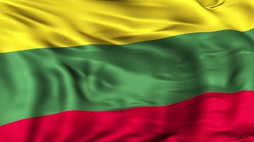 Lithuania Flag Animation | 4k | Flags of the World