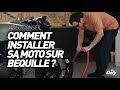 Comment installer sa moto sur bquille 