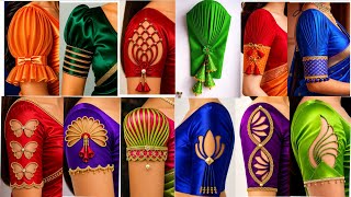 💯Blouse sleeves design/baju ke design/astin design/बाजू में खूबसूरत डिजाइन/sleeve design for blouse