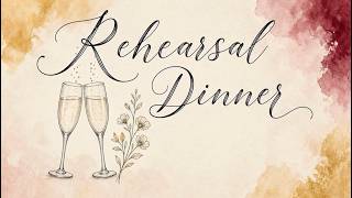 Rehearsal Dinner — 1 Hour Looping Animation for Displays & Celebrations
