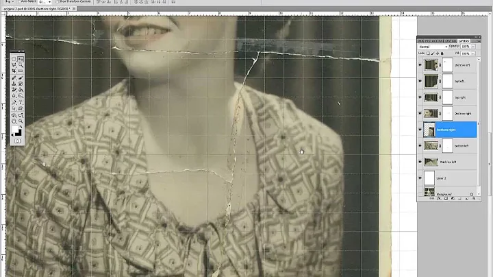 Photo Restoration using Photoshop CS5  by Carol He...