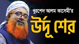 মধুর কণ্ঠে উর্দূ শের, বাংলাদেশে এমন সুন্দর শের আর কোনো আলেম পারে না Allama Khursheed Alam Kasemi