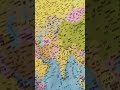 World Map 🗾 | Study room for upsc | map in study room | Dream upsc | #motivation #reels #shorts