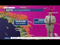 Monsoon moisture brings muggy conditions across San Diego with chances of T-storms