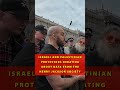 Israeli and Palestinian demonstrators debating about extremism and the Henry Jackson Society #news